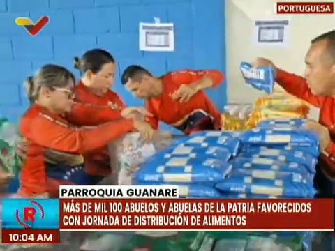 Más de 1.100 adultos mayores favorecidos con jornada de distribución de alimentos en Portuguesa