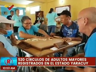 Télécharger la video: Círculos de adultos mayores beneficiaron integralmente a abuelos del estado Yaracuy