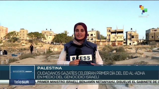 Gazatíes celebran primer día del Eid al-Adha en medio del genocidio israelí
