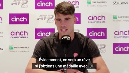 Paris 2024 - Alcaraz : "Un rêve si j'obtiens une médaille avec Nadal"