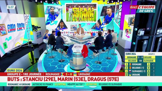 Les statistiques de Roumanie-Ukraine - Foot - Euro