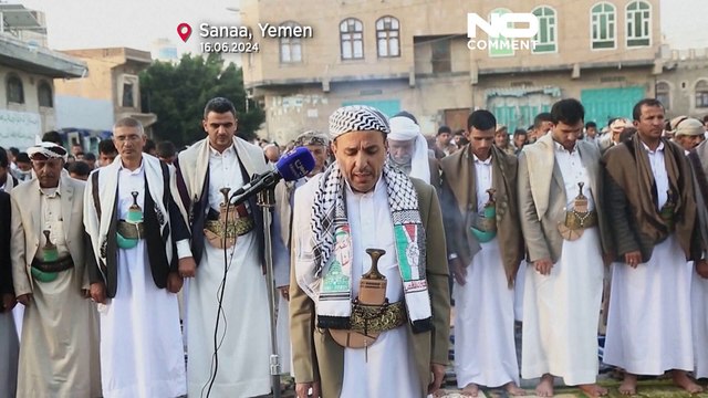 تصاویری از مراسم عید قربان مسلمانان در یمن، عربستان، غزه، چچن و هندوستان