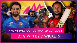 AFG vs PNG ICC T20 World Cup 2024 Stat Highlights: Afghanistan Qualifies For Super Eight Stage