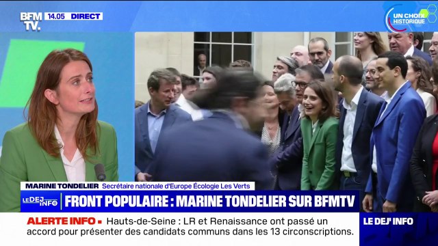Nouveau Front populaire: Nous sommes à un moment inédit et nous avons été à la hauteur de l'Histoire , affirme Marine Tondelier