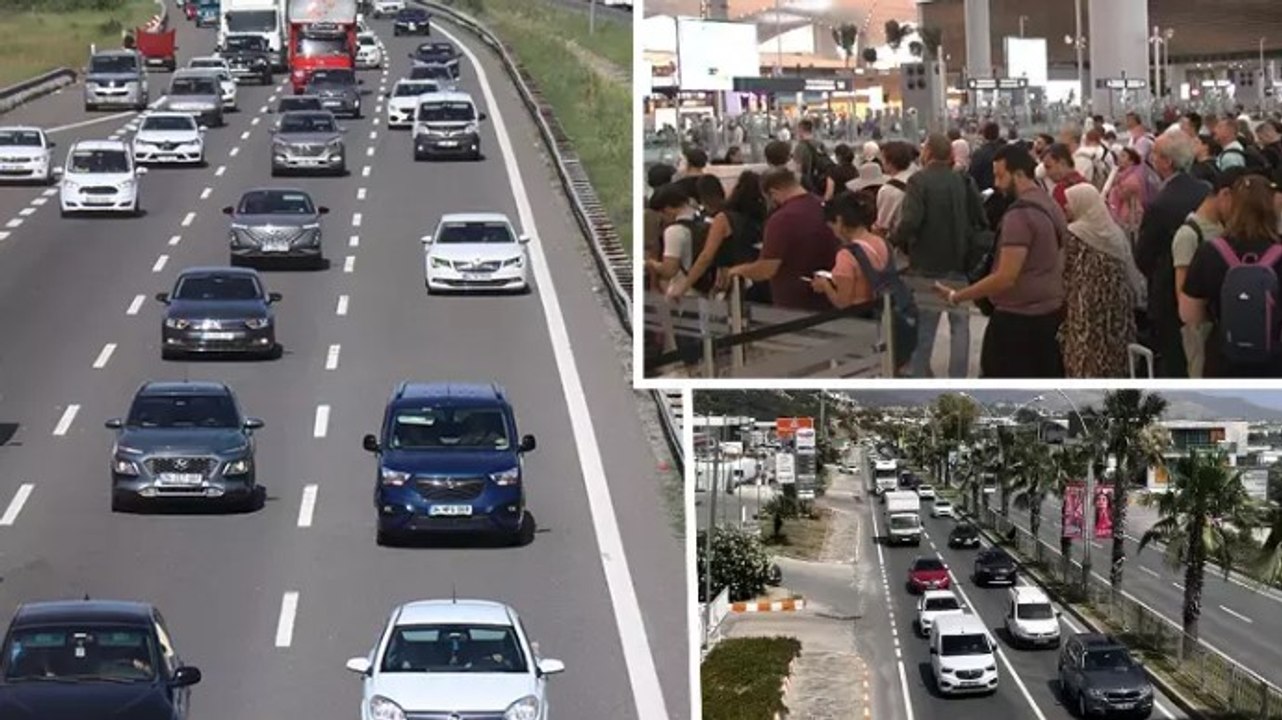 9 günlük bayram tatili için yola çıkanlar, geçiş noktalarında trafik yoğunluğuna neden oldu