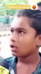 Funny short story of the suting video reaction