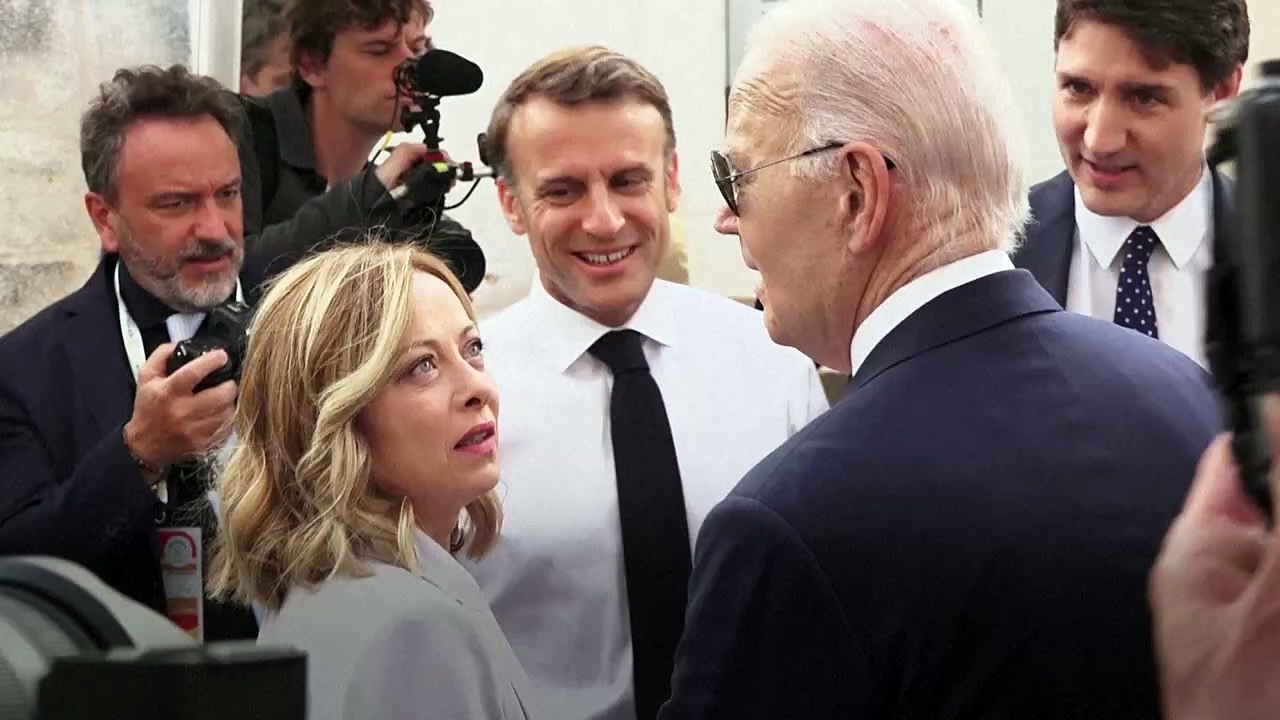 G7-Teilnehmer singen 'Happy Birthday' für Scholz