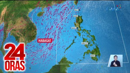 Hanging Habagat, magdadala ng maulap na kalangitan at kalat-kalat na pag-ulan sa ilang bahagi ng bansa | 24 Oras
