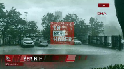 Ankara’da dolu ve fırtına etkili oldu