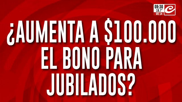 Atención jubilados: ¿se viene un bono de 100 mil pesos en julio?
