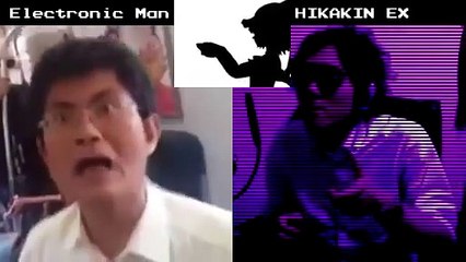 Electronic Man VS HIKAKINEX　ボイパ対決 BadApple!!