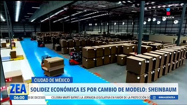 Claudia Sheinbaum dice que la solidez económica se debe a que se dejó atrás el modelo neoliberal