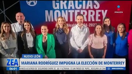 Mariana Rodríguez impugna la elección en Monterrey