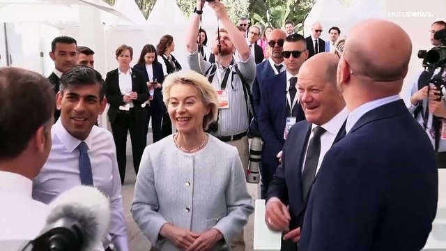 فيديو: عليكم أن تغنوا له ... زعماء مجموعة السبع يحتفلون معًا بعيد ميلاد المستشار الألماني شولتس