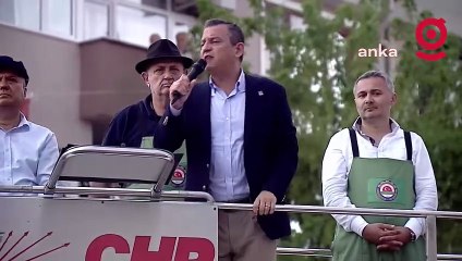Özgür Özel, ''Buğday Mitingi''nde konuştu: "Buğdaya yüzde 10 zam verenlere, bunu da tweet atarak söyleyenlere yazıklar olsun"