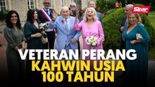 Veteran perang kahwin usia 100 tahun