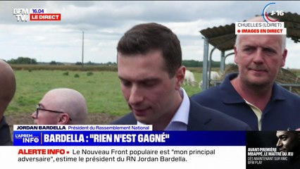 Paris 2024: Jordan Bardella assure tenir une continuité dans l'organisation des Jeux s'il arrive à Matignon