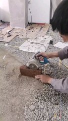 Installing tiles with new technique 