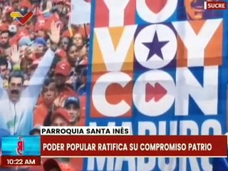 Sucre | Habitantes de Cumaná salen a las calles en respaldo al presidente Maduro