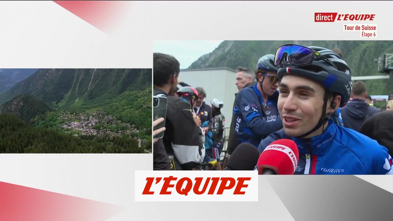 Lenny Martinez : « Ça fait du bien » - Cyclisme - Tour de Suisse