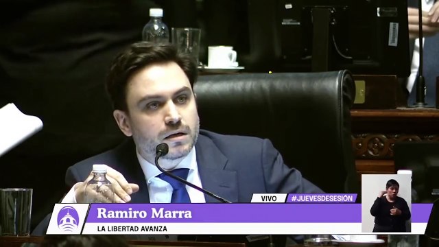 Marra ante el intento de ruptura del bloque LLA en la Legislatura: ¿Les molesta que sea amigo del presidente?