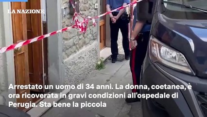 Tuoro sul Trasimeno, orrore in casa: accoltella la compagna e ferisce la figlioletta