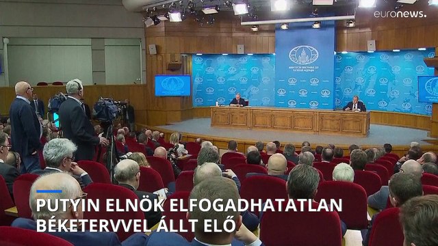 Béke helyett kapituláció, megállapodás helyett diktátum - Vlagyimir Putyin sokat kér a tűzszünetért