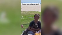 A man offers a woman up to $80K for her dog; her touching response will melt your heart
