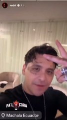 Christian Nodal habló de lo ocurrido en Ecuador