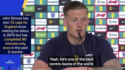 Stones is one of the best in the world - Pickford