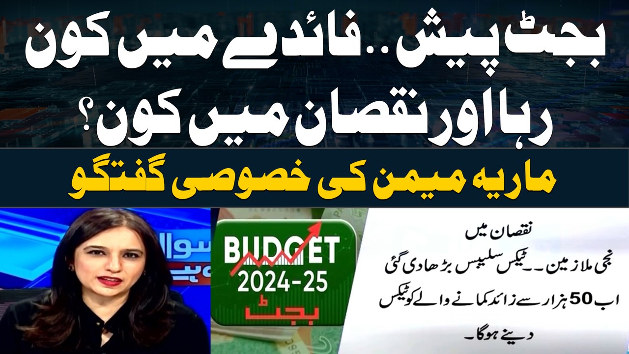 Budget 2024-25 - Maria Memon's Detail Analysis