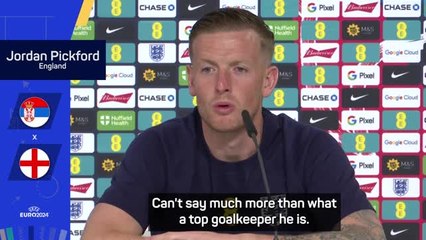 Pickford ranks Neuer in the 'top three' goalkeepers of the past 20 years