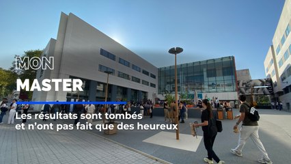 Les résultats de Mon Master sont tombés ... et n'ont pas fait que des heureux