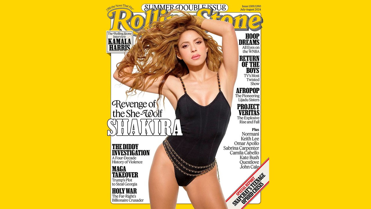 Shakira arranca suspiros con su sesión de fotos para la portada de la revista 'Rolling Stone'