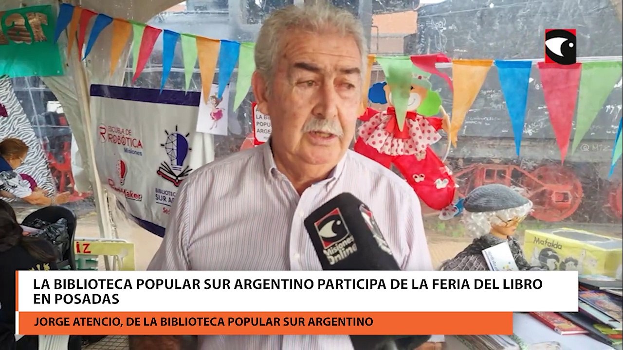 La Biblioteca popular sur argentino participa de la Feria del Libro en Posadas