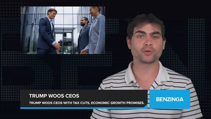 Trump Woos CEOs with Promises of Tax Cuts and Economic Growth, Says Country Needs a President 'at the Top of His Game'