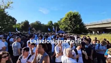 Lazio | La manifestazione dei tifosi: le immagini dal Flaminio