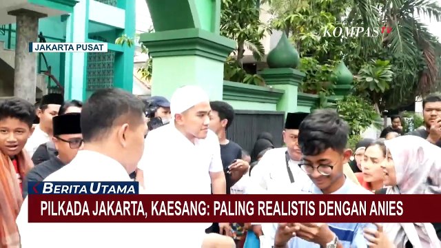 Soal Pilkada Jakarta, Kaesang Pangarep: Paling Realistis dengan Anies Baswedan