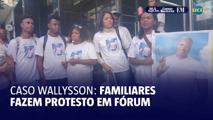 Caso Wallysson: familiares de policial penal morto fazem protesto