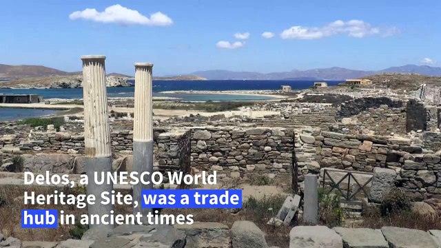 Ancient Greek sanctuary slowly sinks as Mediterranean sea level rises