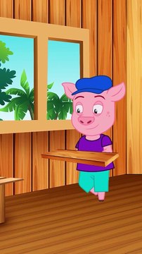 Three Little Pigs and the Tree House #shorts #english #fairytales #stories #forkids