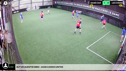 But de Quentin OBES - SANS CARDIO UNITED