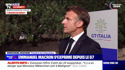 "C'est qu'ils ne sont pas prêts à gouverner", estime Emmanuel Macron sur le chiffrage du programme du Nouveau Front populaire