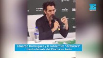 Eduardo Domínguez y la autocrítica 