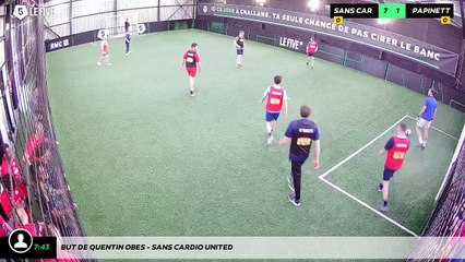 But de Quentin OBES - SANS CARDIO UNITED