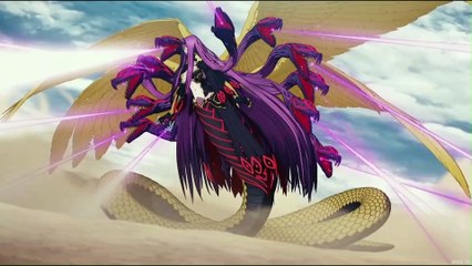 ushiwakamaru and leonidas vs gorgon