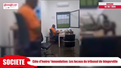 Côte d'Ivoire/ Innondation: Les locaux du tribunal de bingerville 