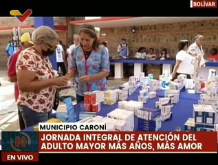 Vpdta. Delcy Rodríguez lidera jornada de atención integral a los adultos mayores del estado Bolívar