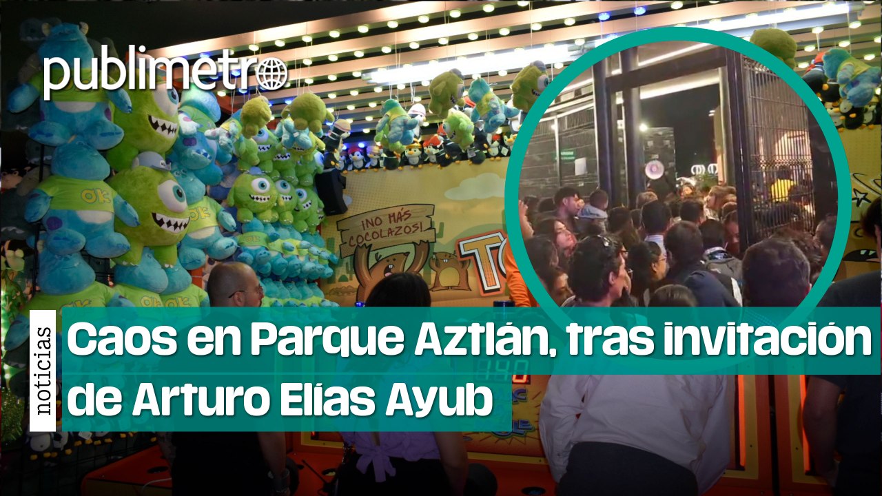 Caos en Parque Aztlán, tras invitación de Arturo Elías Ayub