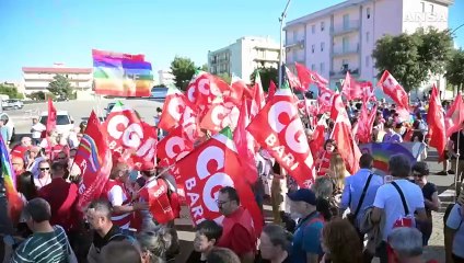 G7, il corteo del Contro Forum a Fasano